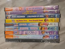 DORA THE EXPLORER 9 DVD Set Dora and Friends, Egg Hunt, Dora's Halloween! READ