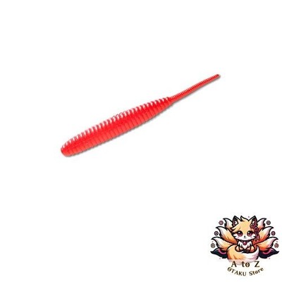 NEU Deps Death Adder Worm 5 Zoll Clear Red #17