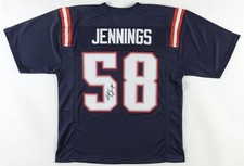 Anfernee Jennings Signed Custom Jersey (JSA) New England Patriots #58 NFL