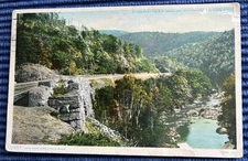 MIDDLEFIELD, MA~Railroad Train Tracks About 1400 Feet Above Sea Level~1908 Card