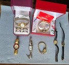 Vintage Ladies Watches Lot of 7 Timex Seiko Brighton Peugeot Untested Sold As Is
