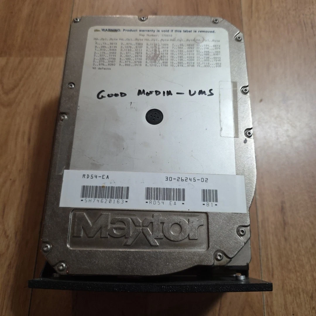 VINTAGE WESTERN DIGITAL Caviar AC21600 1624 MB 1.6 GB IDE PATA hard