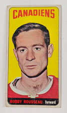 1964 - 1965 BOBBY ROUSSEAU TOPPS TALL BOY SHORT PRINT SP NHL HOCKEY CARD # 80