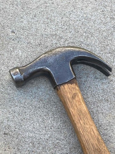 Vintage True Temper Dynamic No. D13 13 oz. Curved Claw Hammer w/Original Handle - Picture 3 of 15