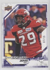 2019 Upper Deck CFL Purple 7/15 Jamar Wall #27 2o7