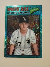 2026 Topps Heritage Brooks Baldwin #274 Chrome Light Blue Sparkle-  White Sox