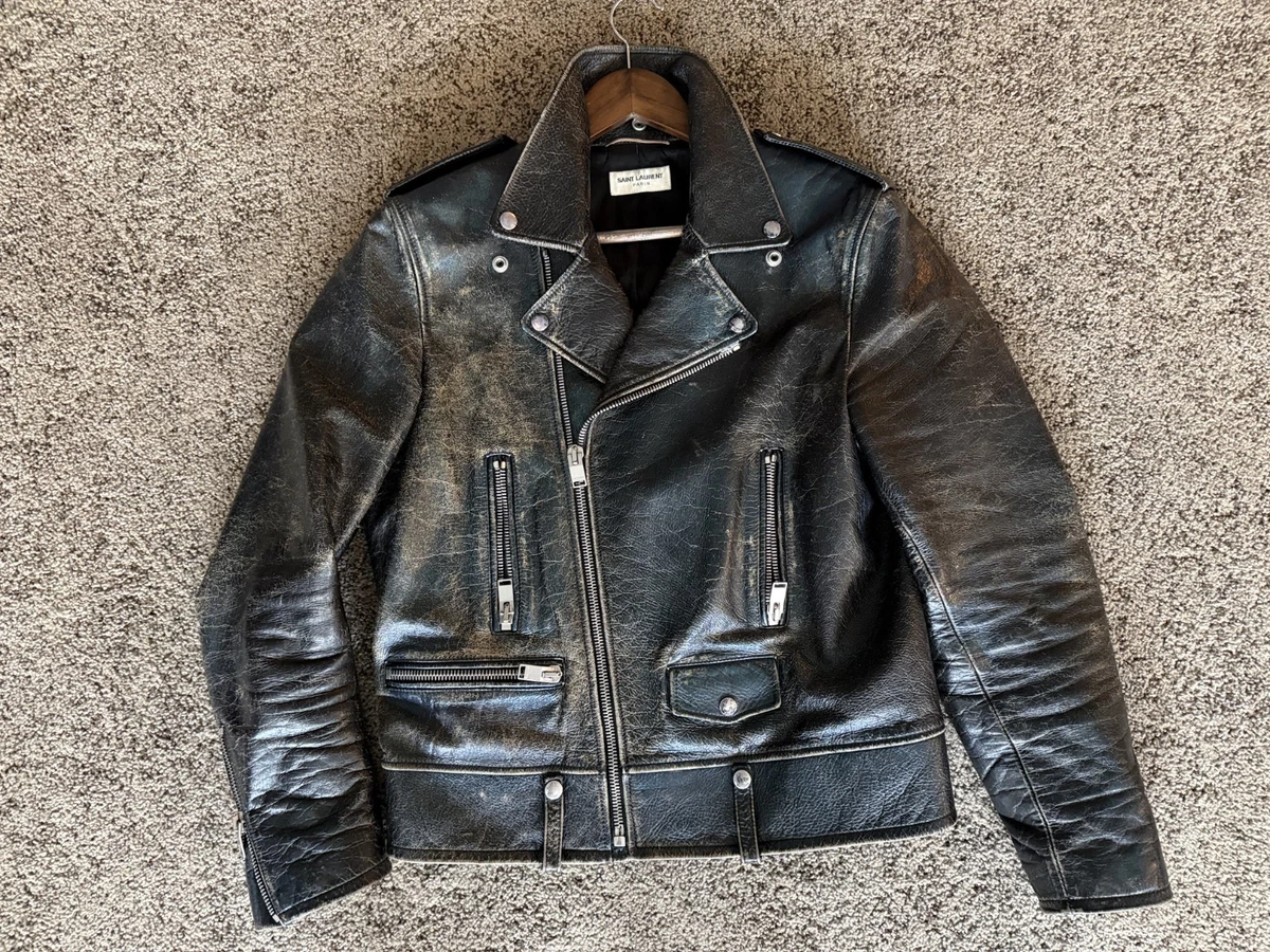 Saint Laurent Leather Outer Shell Coats, Jackets & Vests