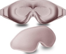Sleep Mask, 3D Deep Contoured Eye Covers for Sleeping, Zero Pressure