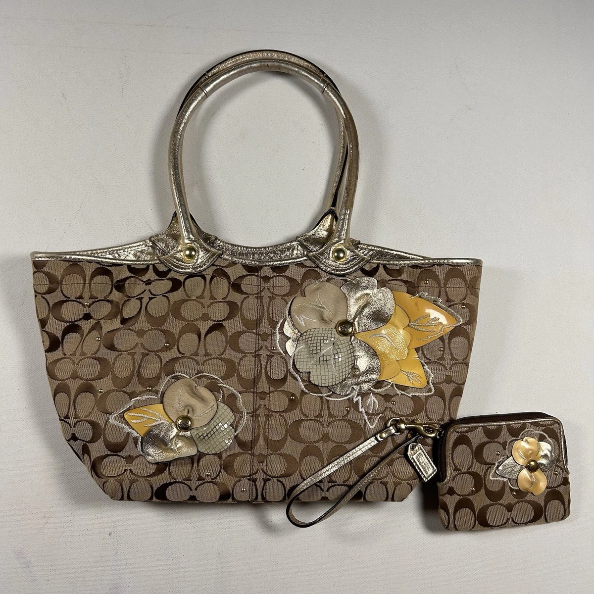 Coach Bleecker Floral Leather Exterior Bags & Handbags for Women 
