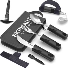 Adaptive Utensils for Parkinsons Patients Elderly, Weighted Utensils for Hand...