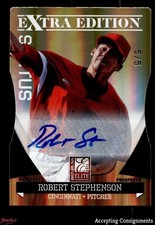 2011 Donruss Elite Extra Edition Status Gold #P41 Robert Stephenson AUTO 5/5