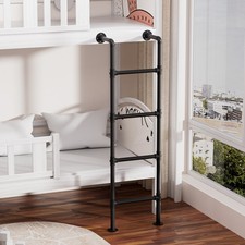 Metal Heavy Duty Four Step Ladder Wall Ladder for Attic Loft Dorm RV Deck,330lbs