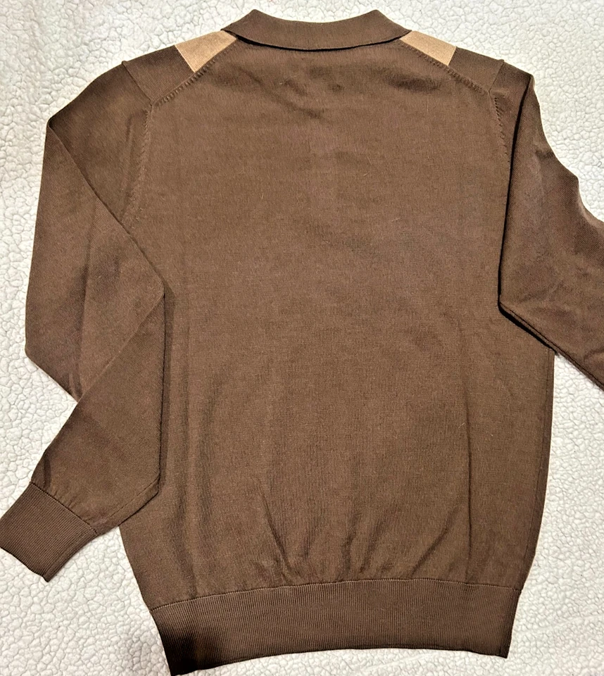 Ben Sherman Merino Wool Blend Sweater Collared Long Sleeve Pick Size Color NWT - Image 2 of 4
