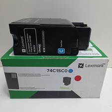 GENUINE - LEXMARK 74C1SC0 CYAN TONER - CS720 CS725 CX725 - OPEN BOX