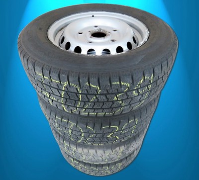 Winterräder Satz Ford Transit Tourneo Custom 2013 GoodYear UG 215 65 15  Stahl g