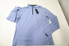 Greyson Golf Tate 1/4 Zip Pullover Mens Size Medium Cloud 799C New 01289127