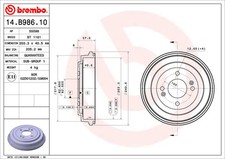 Tambour de frein Hyundai I10