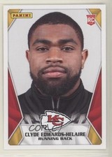 2020 Panini NFL Sticker & Card Collection Clyde Edwards-Helaire Rookie RC 0c6. rookie card picture