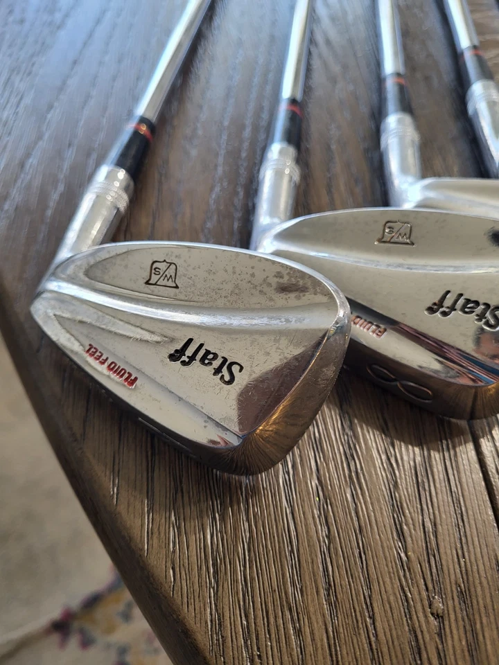 Rare Vintage Wilson Staff Tour Blades Fluid Feel Iron Set Of 9 Blade Set - Image 2 of 4