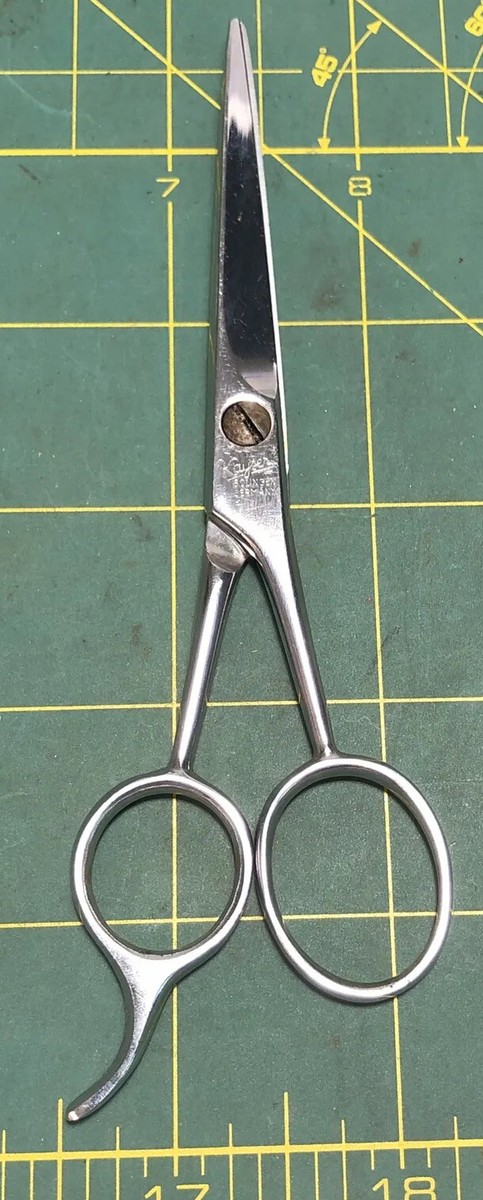 Kayser Haircut Scissors Solingen Germany Model 932-5-1/2 Chrome | eBay