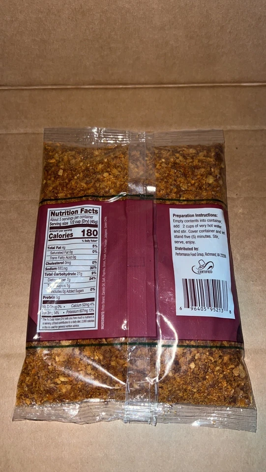 Frijoles fritos deshidratados instantáneos JSC Hometown jalapeños y chiles verdes (8 oz) Foto 2 de 2