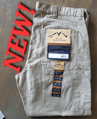 blue mountain regular fit utility pants