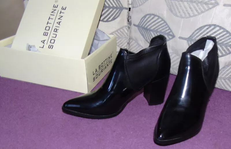 La Bottine Souriante Black Women s Ankle Boots Size UK 6 NEW
