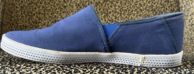 Ted Baker Leeno Slip On Loafers - Blue Grey - Size 9 Mens Ted Baker London Mens “Leeno” Blue Canvas Slip On Fashion  main image 3