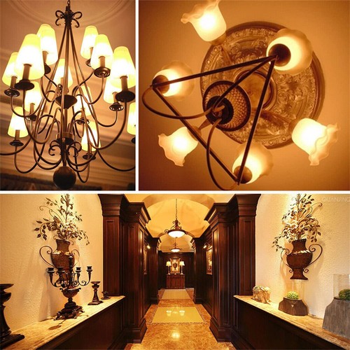 E14/27/12/17 B15/22 LED Corn Light Bulb 16W Candelabra Ceiling Fan Lamp Daylight - Picture 13 of 38