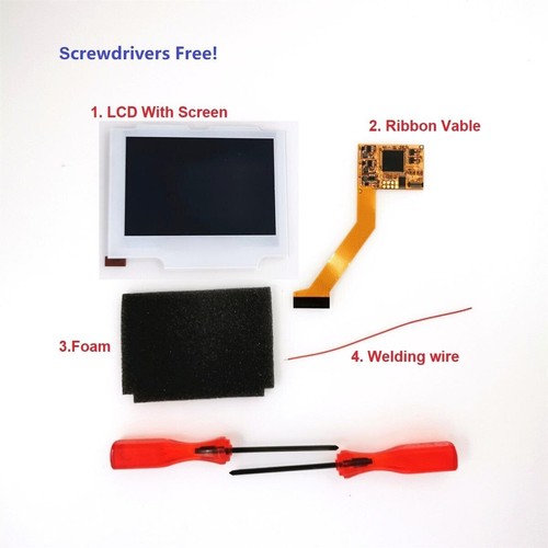 V2 IPS Screen LCD Kits Backlight LCD Screen 5 Levels For Gameboy Advance SP GBA - Picture 26 of 26