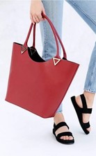 Bing Bang X Urban Outfitters Triangle Leather Tote Bag New Msrp: $300 