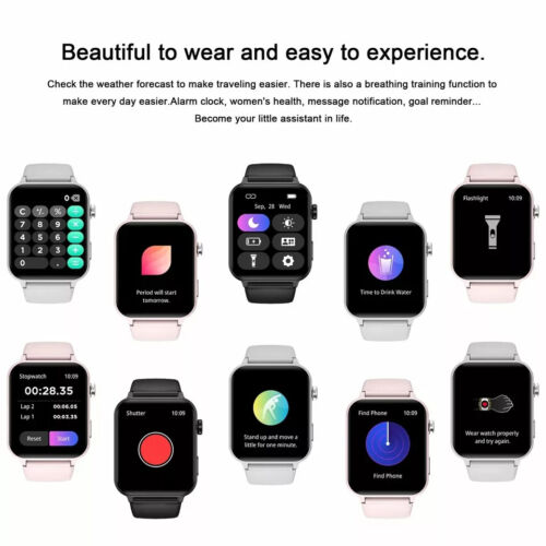 2025 Smart Watch For Men/Women, Waterproof Smartwatch Bluetooth iPhone Samsung - Picture 11 of 13