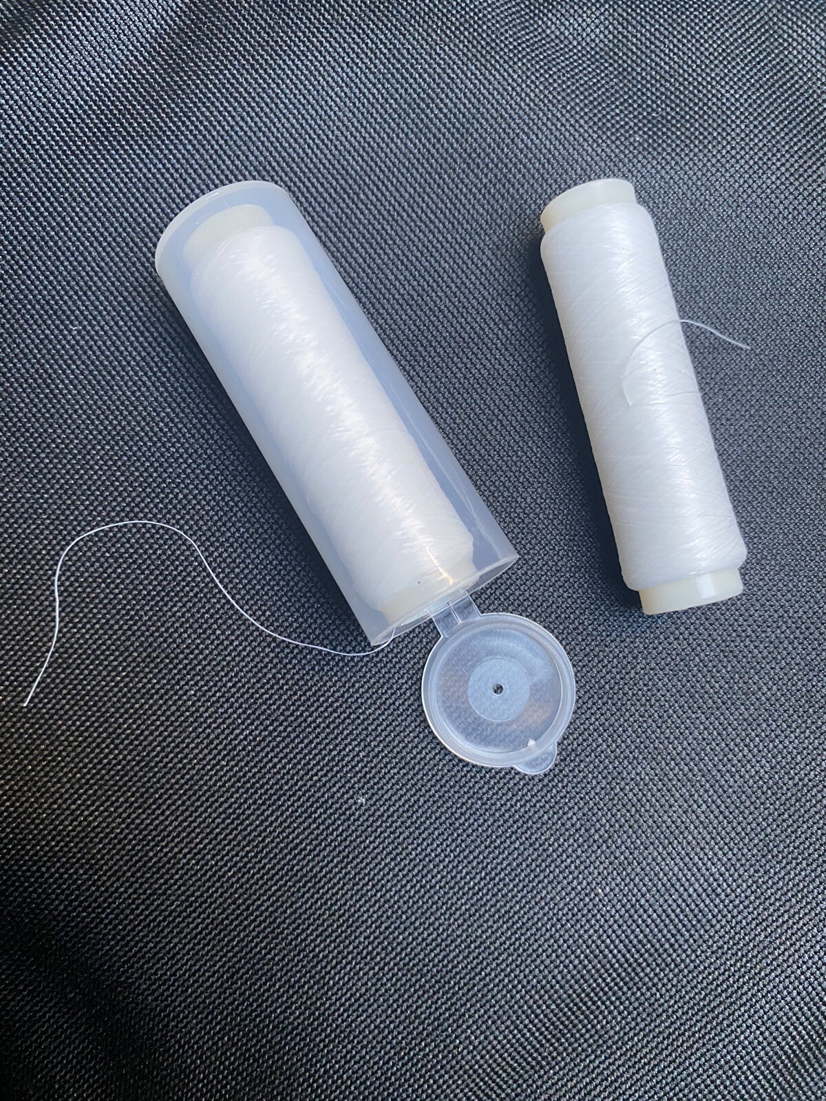 2 X Sea Fishing Bait Elastic With Dispenser 200m Per Spool 0.15mm. Soft