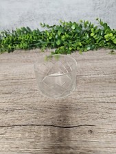 Vintage Crystal Glass Powder Puff Jar Makeup ...