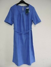 Amber Textured Belted Dress Blue Size UK 20 rrp £30 DH003 GG 05