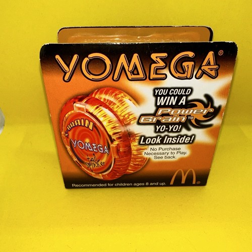 Yomega Firestorm Yo-Yo, McDonald's, #3 Orange Original Box Yo-yo new