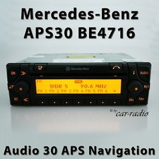 Original Mercedes Audio 30 APS BE4716 Navigationssystem Becker Radio APS 30 Navi
