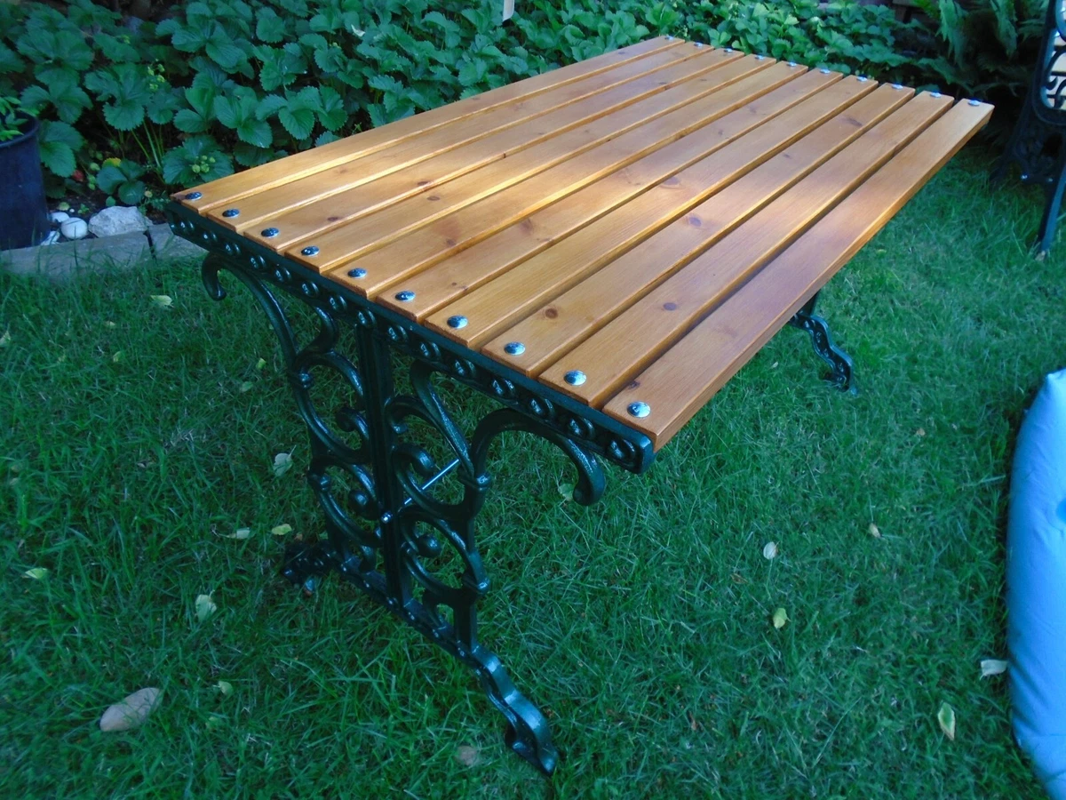 Cast iron 2024 picnic table