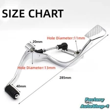 Motorcycle Gear Shift Lever Shifter Pedal Assembly Refit Foot Rest Bracket