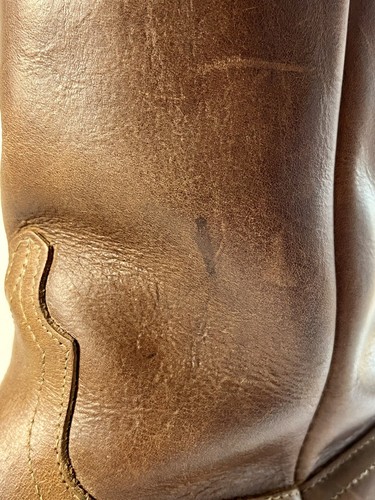 Pre-Owned Laredo Brown Leather Cowboy Boot, Men's Size 9.5 EE #28 5654 Boot Tip - Picture 11 of 24