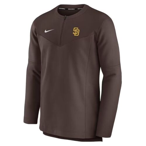 San Diego Padres Nike Authentic Collection Game Time Half-Zip Jacket Men's MLB