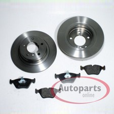 Bremsscheiben Ø 288 mm unbelüftet + Bremsbeläge vorne für Audi A4 [B5]