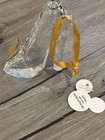 Disney Store Cinderella Live Action Butterfly Glass Slipper Shoe Ornament