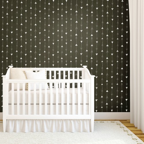 Plantilla geométrica reutilizable con flecha nórdica Dizzy Duck para muebles de pared - Imagen 6 de 6