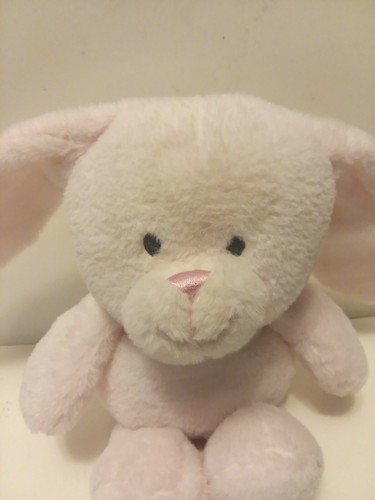 Peluche Kellytoy Pink Bunny Rabbit animal sonajero orejas arrugadas - Imagen 2 de 5