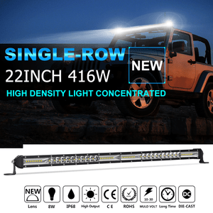 Single-Row-LED-Work-Light-Bar-22inch-416W-Flood-Spot-Combo-Offroad-Truck-SUV-ATV