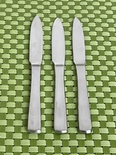 Gense FACETTE Stainless 3 Fruit Knives Satin Extra Sweden Flatware