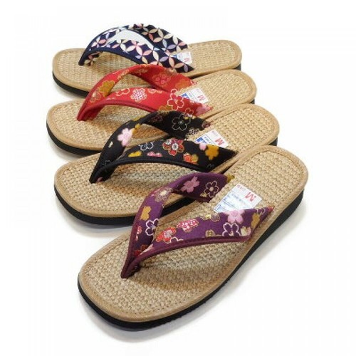 JAPANESE Ladies's Kimono Zori Goza Hemp 