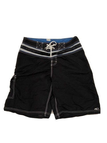 O’Neill Boardshorts Swim Trunks Black Shorts Mens Size 32 Vintage GUC