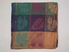 (4) Cotton Park Cottage Napkins ~ Fall Fruits ~ 18" x 18" Square NEW